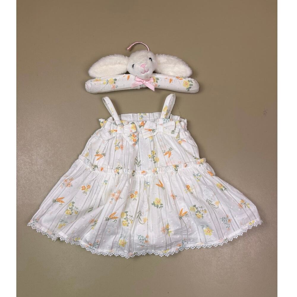 Haute Hippie Baby Girls 3-6M Floral Bunny Dress Bloomers Hanger Set NWT